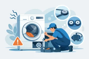 Read more about the article Dryer Squeaking Noise Repair: Common Causes