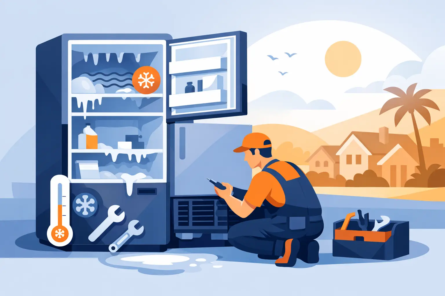 Read more about the article Refrigerator Not Cooling Repair for Orange County Homes