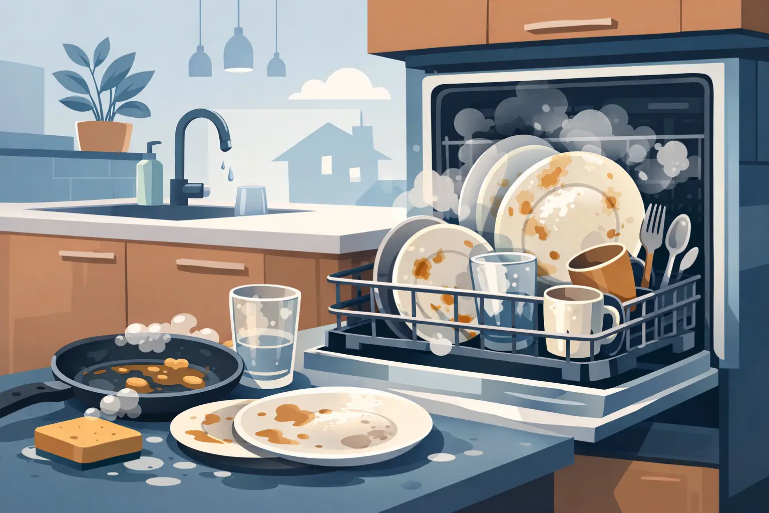 Read more about the article Why Your Dishwasher Leaves Dishes Dirty at Home