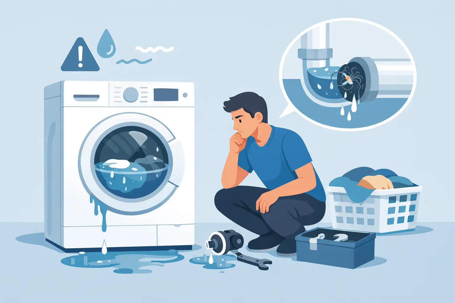 Read more about the article Why Your Washer Will Not Drain and What to Do