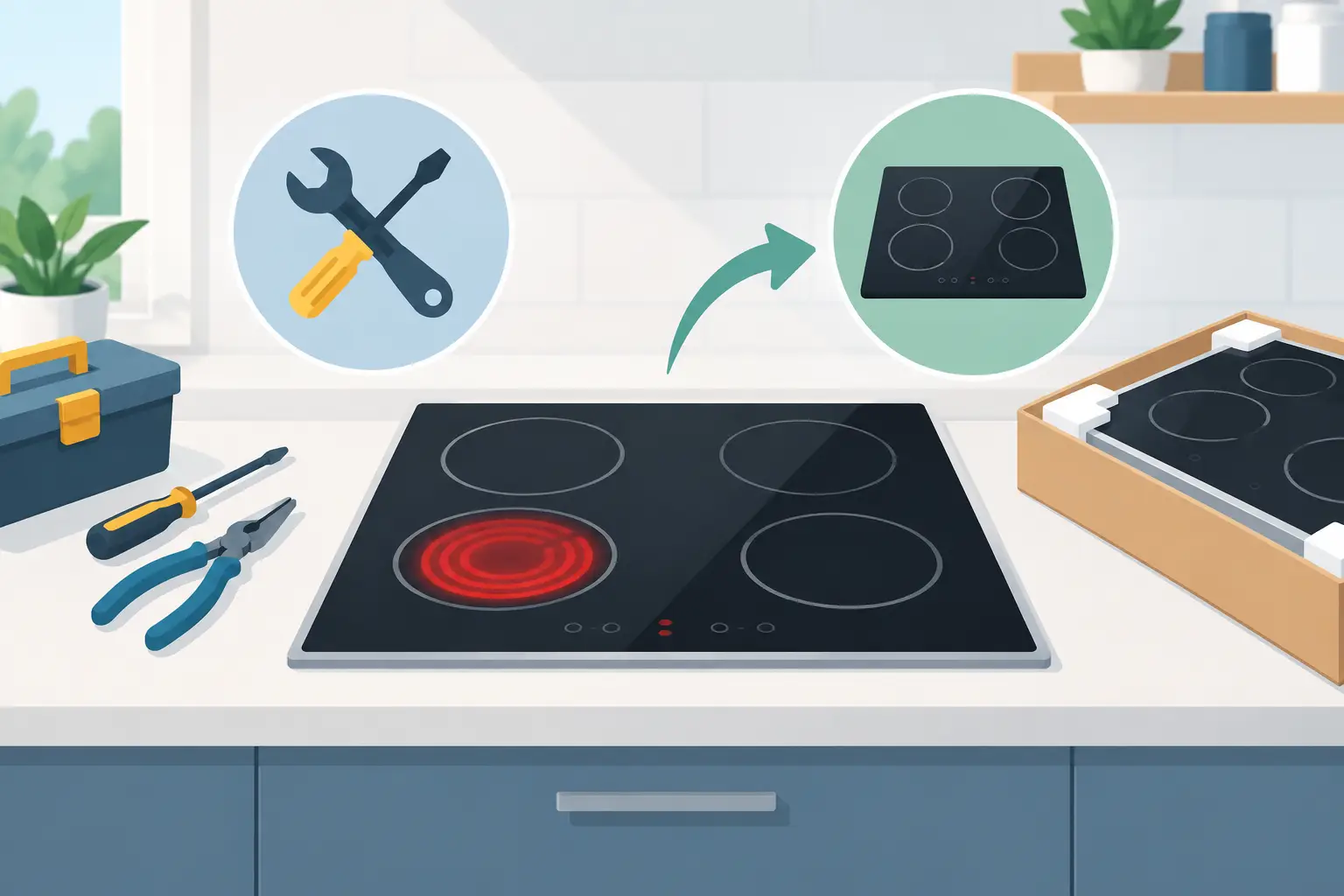 Read more about the article Can Electric Cooktops Be Repaired or Replaced?