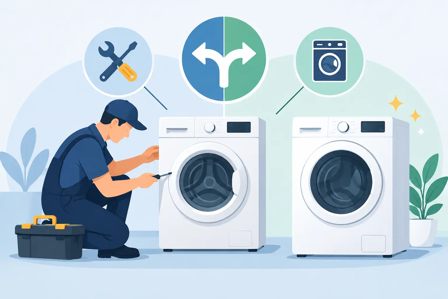 Read more about the article Washer Repair Versus Replacement Decisions Made Clear