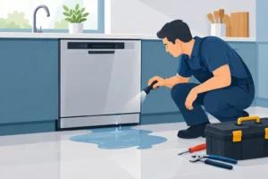 Read more about the article Can Dishwasher Leaks Be Fixed? Causes and Repairs